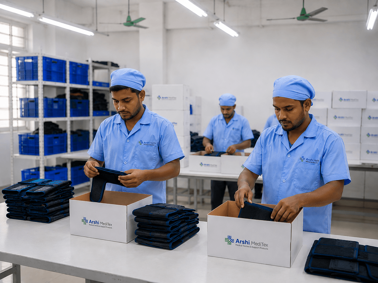 Arshi MediTex production floor